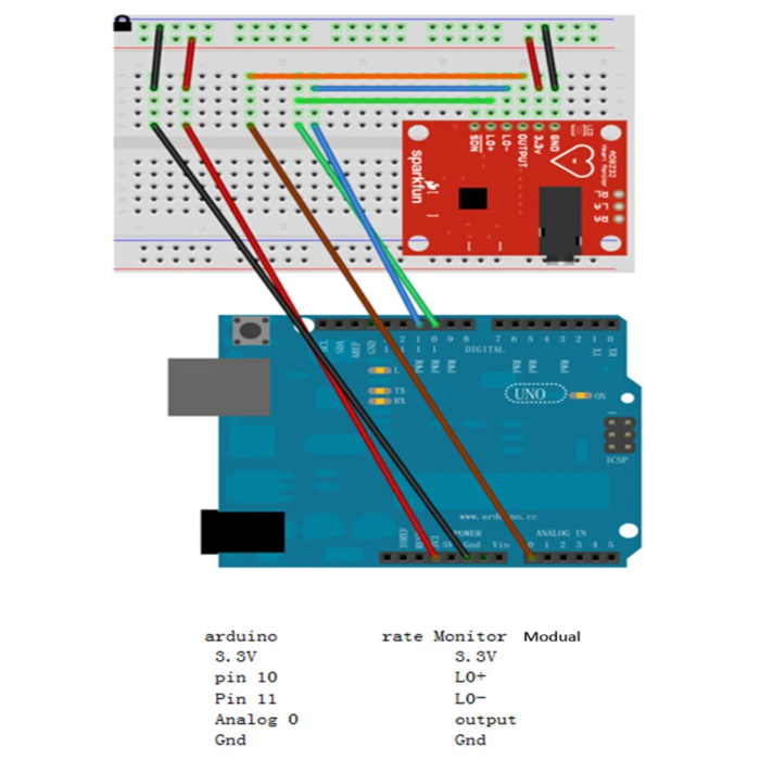 AD8232 ECG Monitor Sensor Module-4