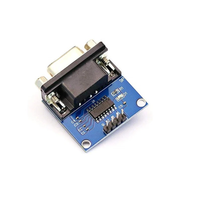 RS232 to TTL Serial Port Converter DB9 MAX3232 Connector Module-2
